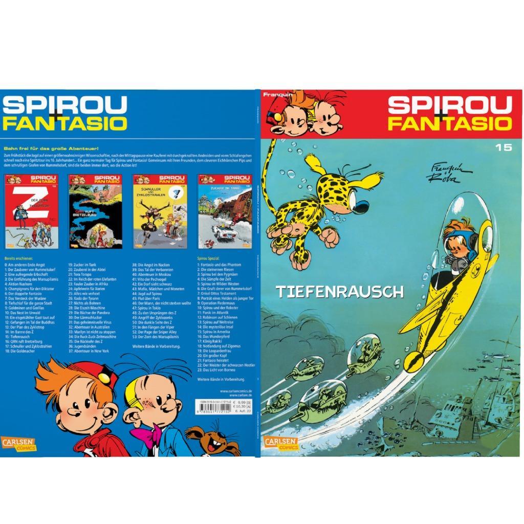 Beispielinhalt (Bild) Spirou und Fantasio 15. Tiefenrausch