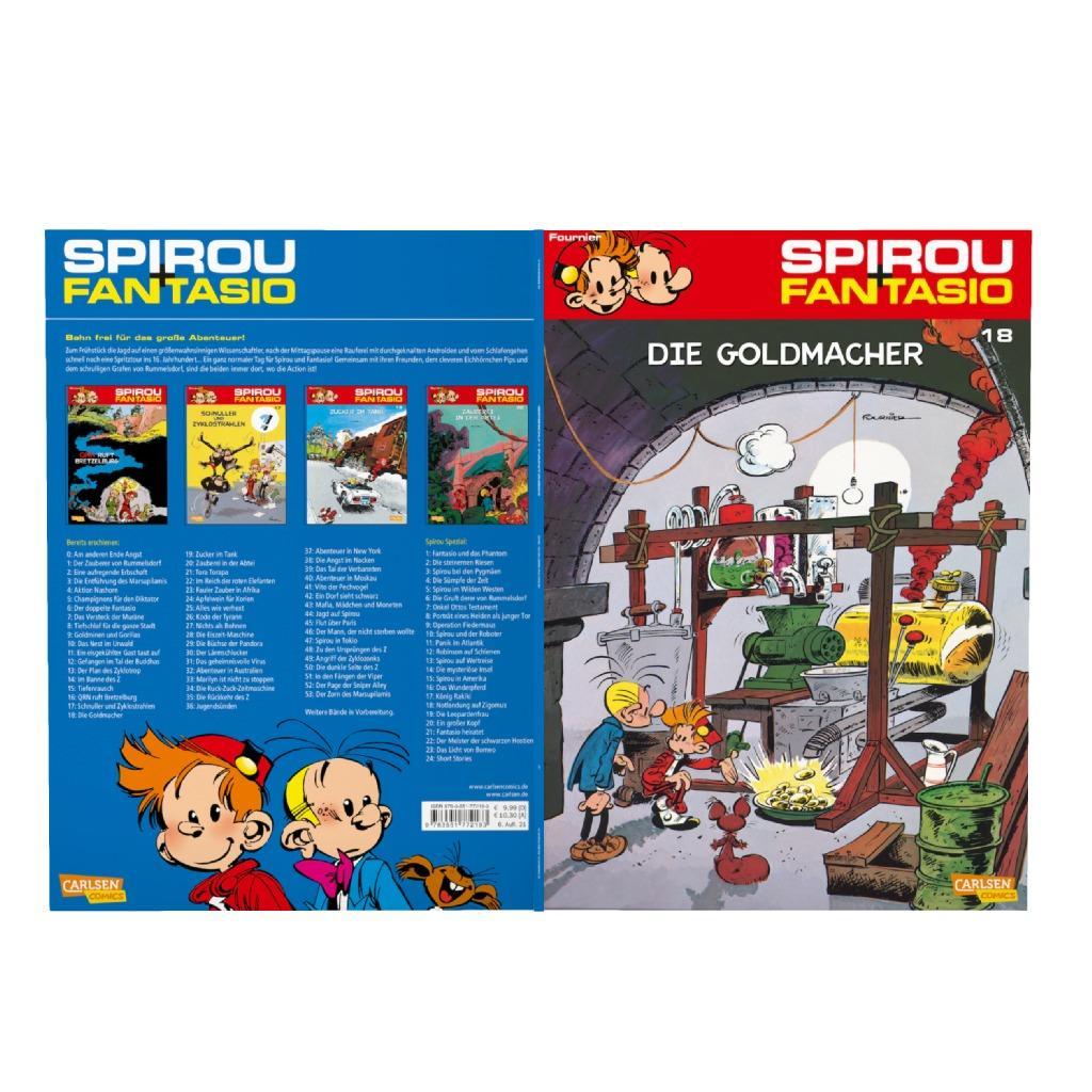 Beispielinhalt (Bild) Spirou und Fantasio 18. Die Goldmacher