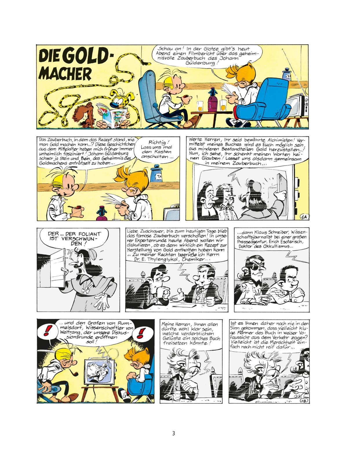 Beispielinhalt (Bild) Spirou und Fantasio 18. Die Goldmacher