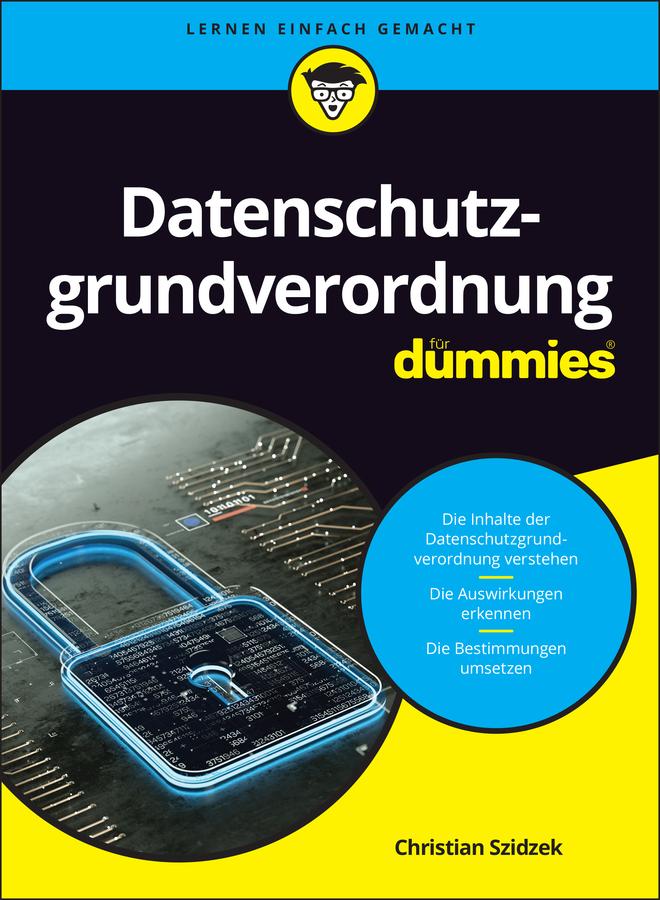 Vorderes Coverbild Datenschutzgrundverordnung für Dummies