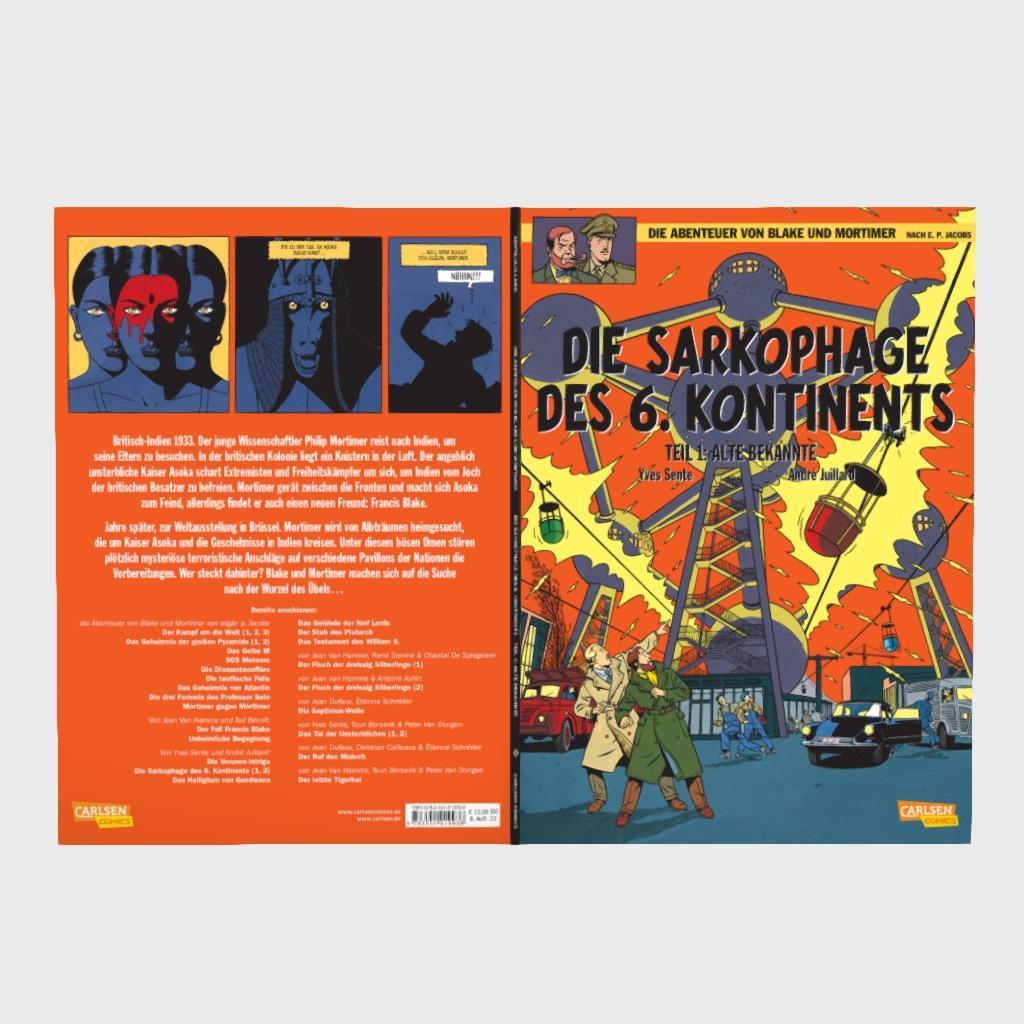 Beispielinhalt (Bild) Blake und Mortimer 13: Die Sarkophage des 6. Kontinents, Teil I: Alte Bekannte