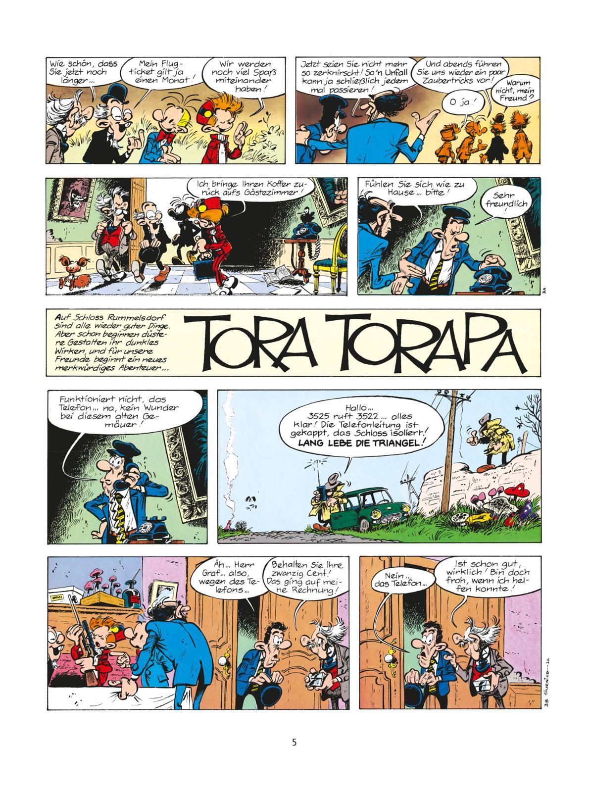 Beispielinhalt (Bild) Spirou und Fantasio 21. Tora Torapa