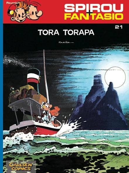 Vorderes Coverbild Spirou und Fantasio 21. Tora Torapa