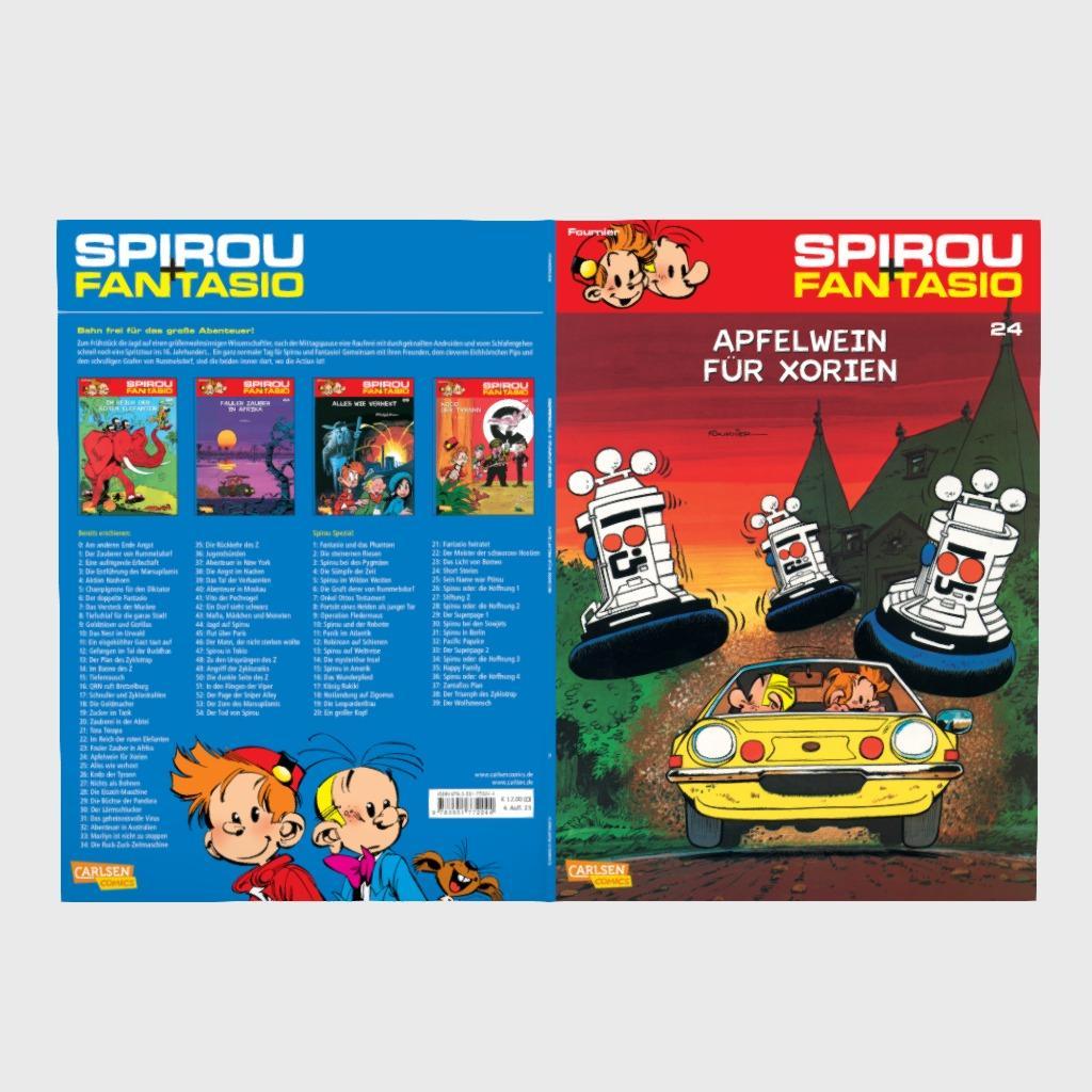 Beispielinhalt (Bild) Spirou und Fantasio 24: Apfelwein für Xorien