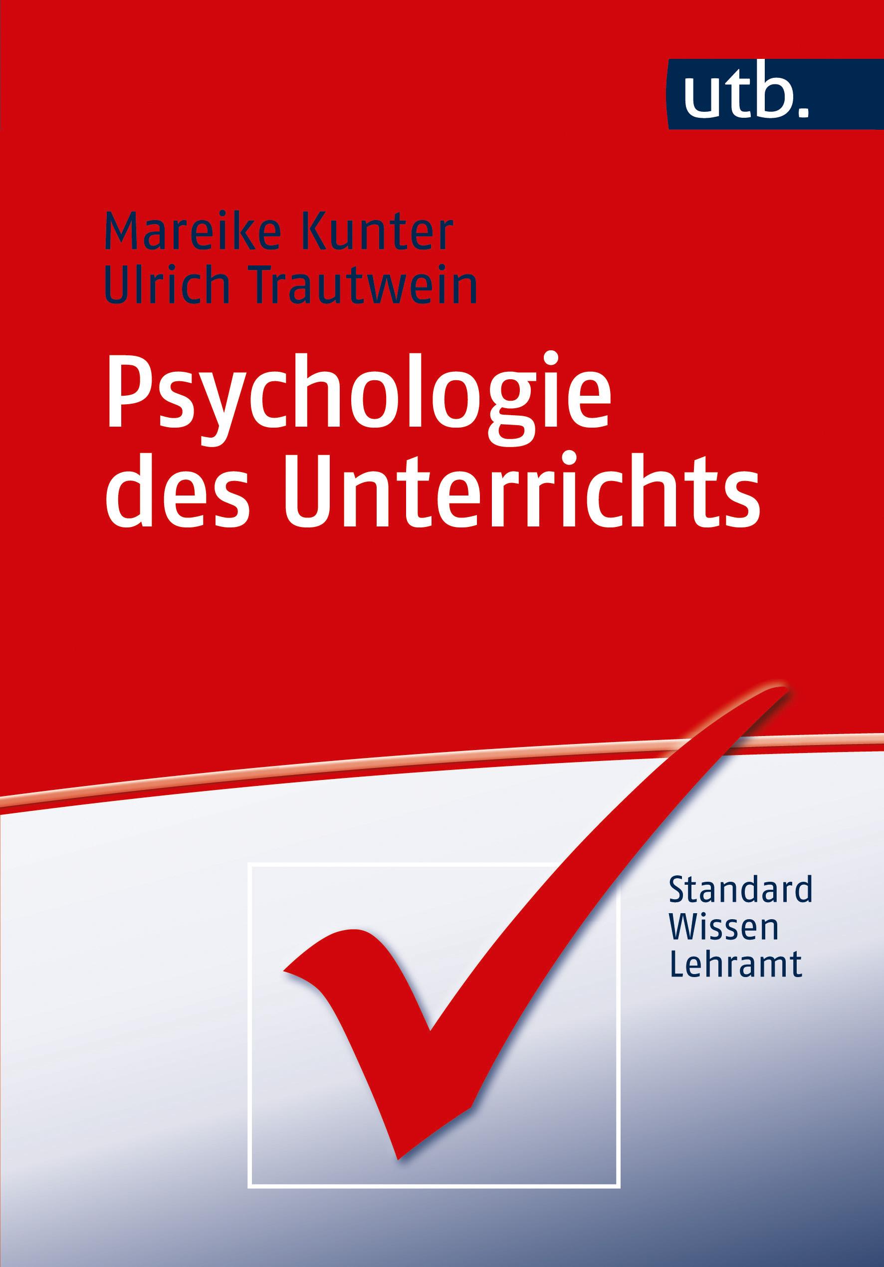 Vorderes Coverbild Psychologie des Unterrichts