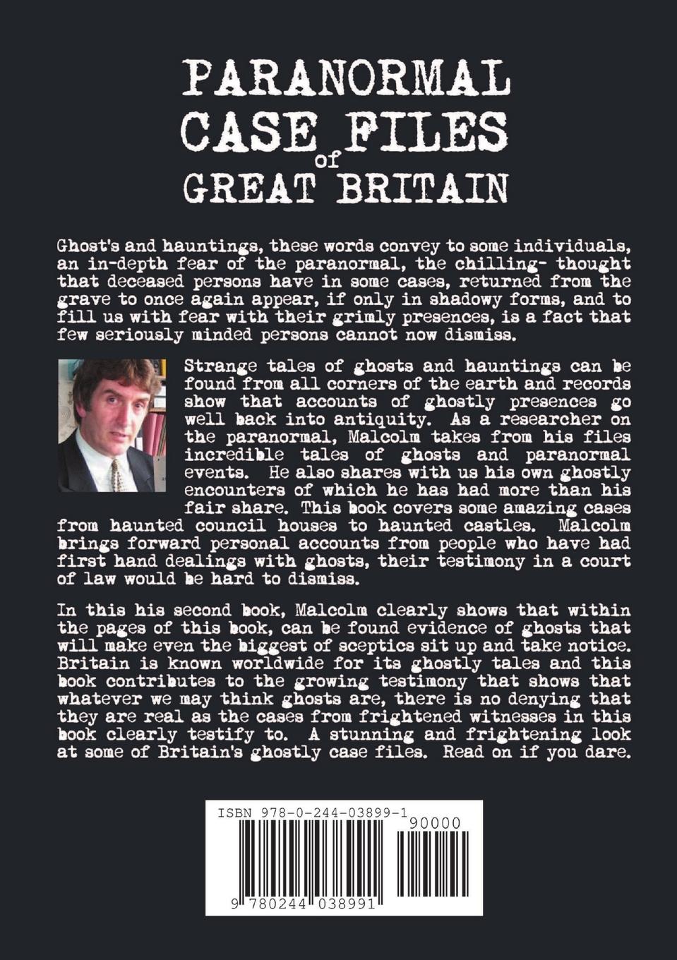Rückseitencover Paranormal Case Files of Great Britain  (Volume 1)