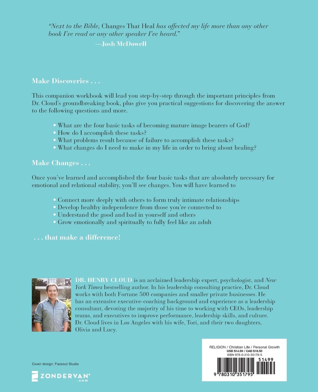 Rückseitencover The Changes That Heal Workbook