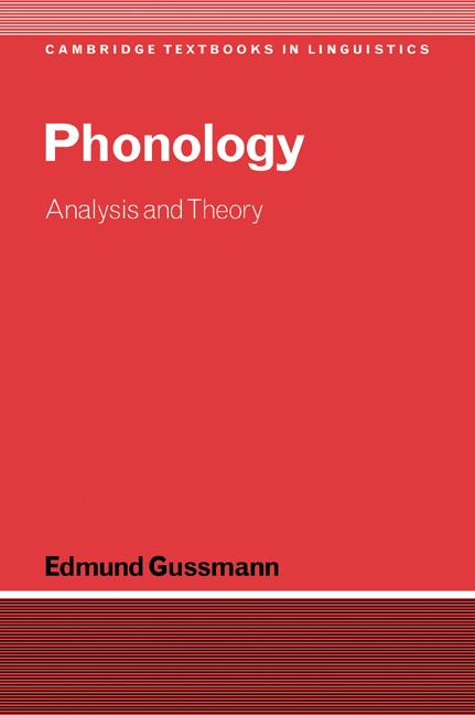 Vorderes Coverbild Phonology