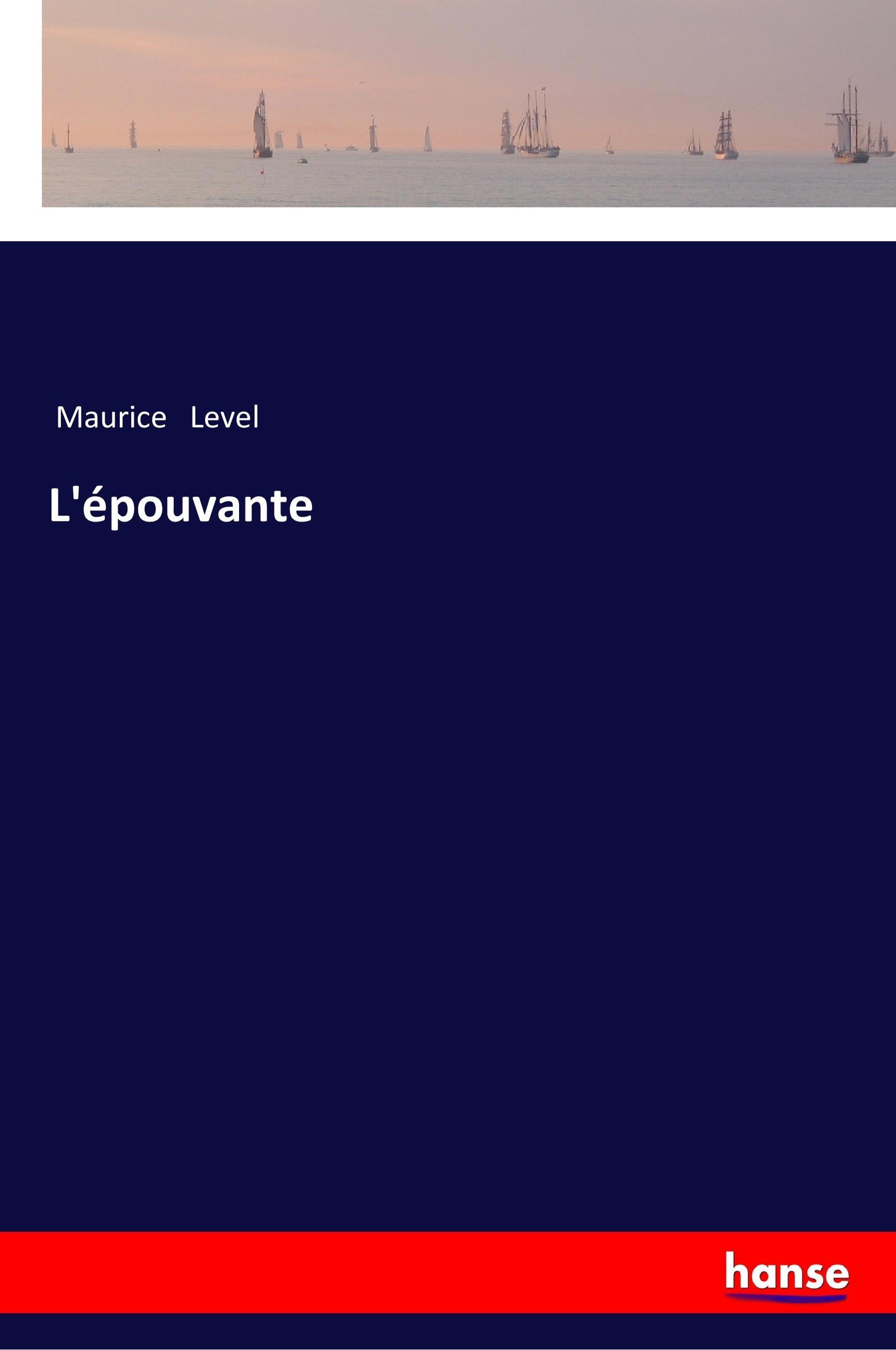 Vorderes Coverbild L'épouvante