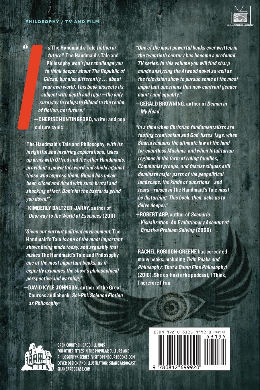 Rückseitencover The Handmaid's Tale and Philosophy