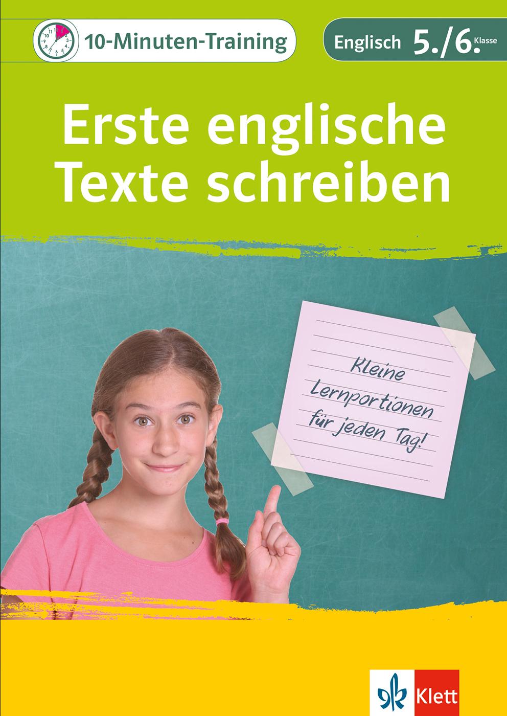 Vorderes Coverbild 10-Minuten-Training Englisch Aufsatz: Erste englische Texte schreiben. 5./6. Klasse. Kleine Lernportionen für jeden Tag