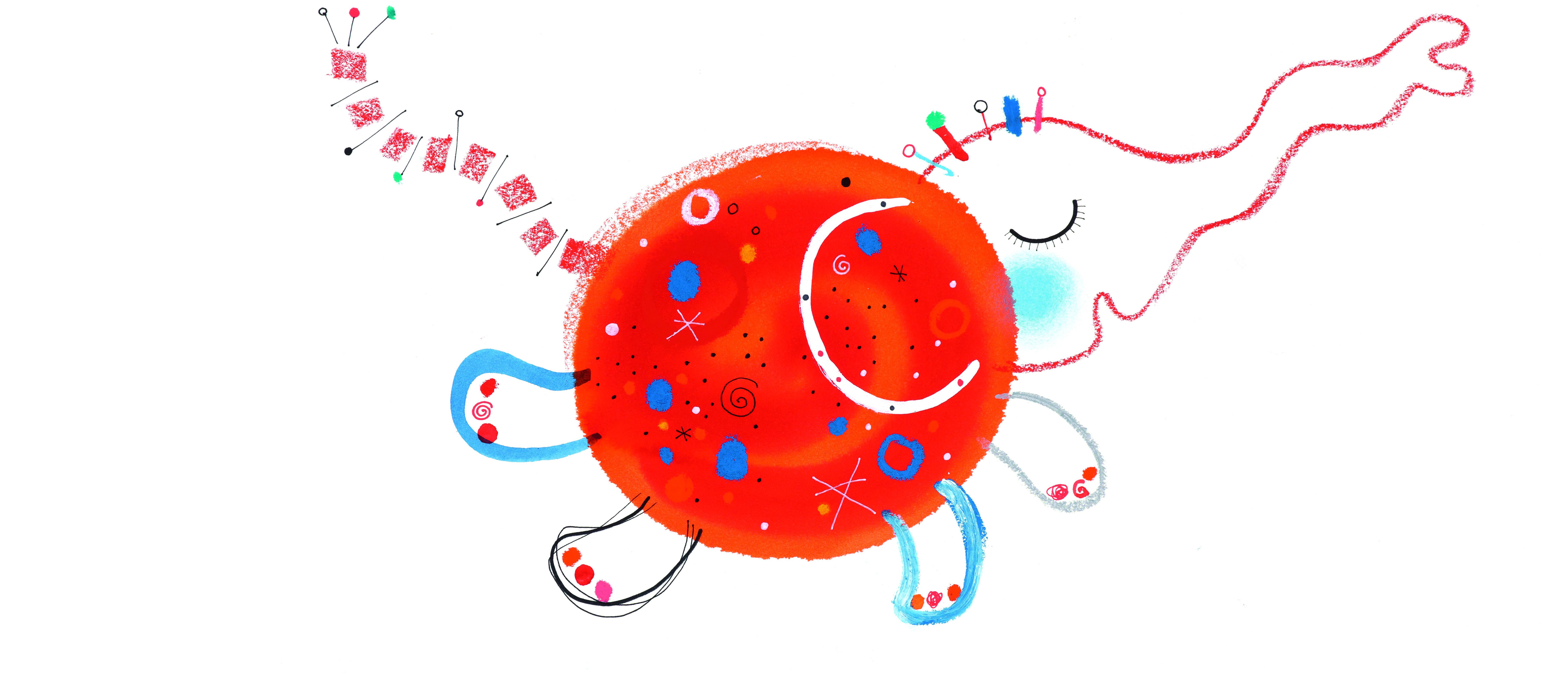 Beispielinhalt (Bild) Guck-Guck! rund