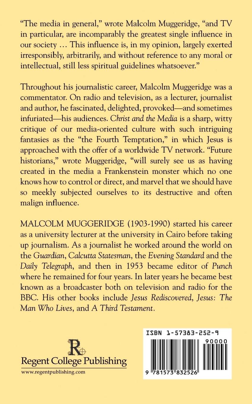 Rückseitencover Christ and the Media