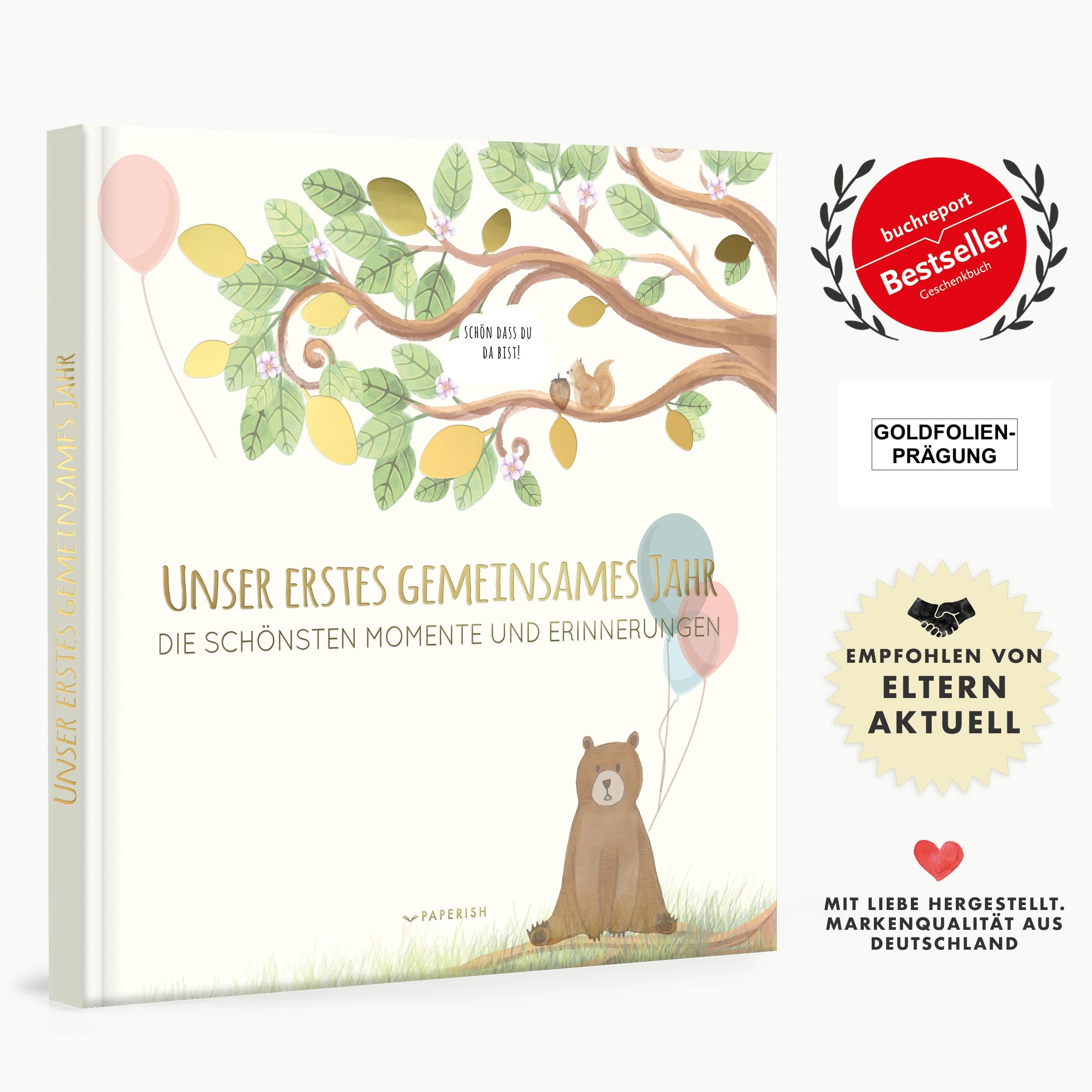 Beispielinhalt (Bild) Babyalbum - UNSER ERSTES GEMEINSAMES JAHR