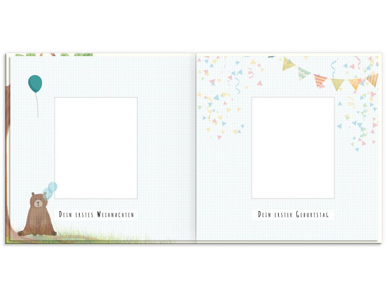 Beispielinhalt (Bild) Babyalbum - UNSER ERSTES GEMEINSAMES JAHR