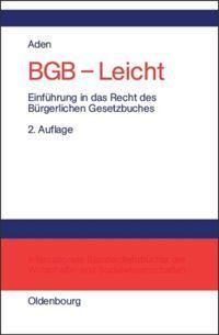 Vorderes Coverbild BGB - Leicht