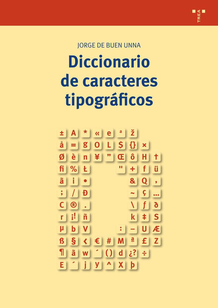 Vorderes Coverbild Diccionario de caracteres tipográficos