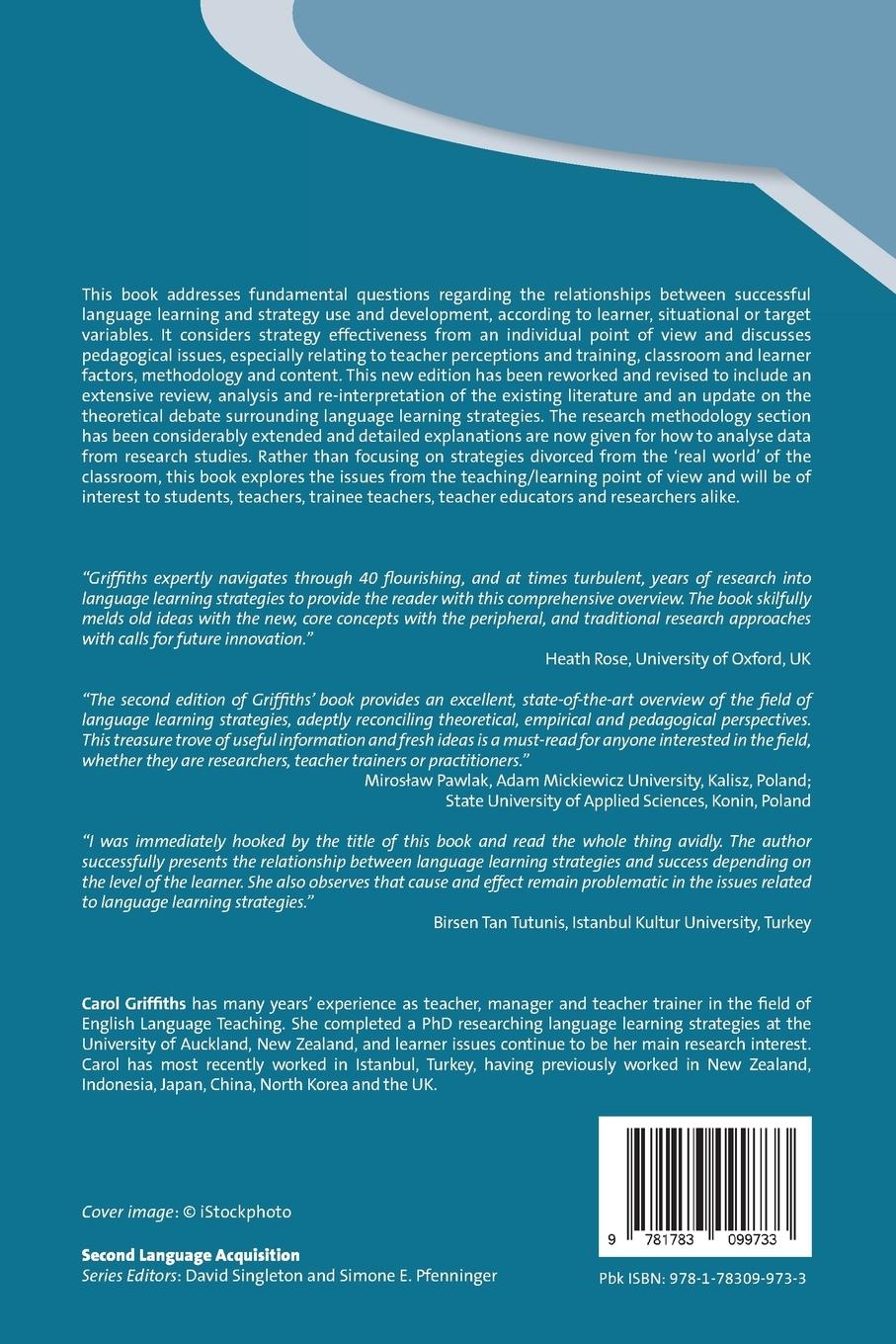 Rückseitencover The Strategy Factor in Successful Language Learning