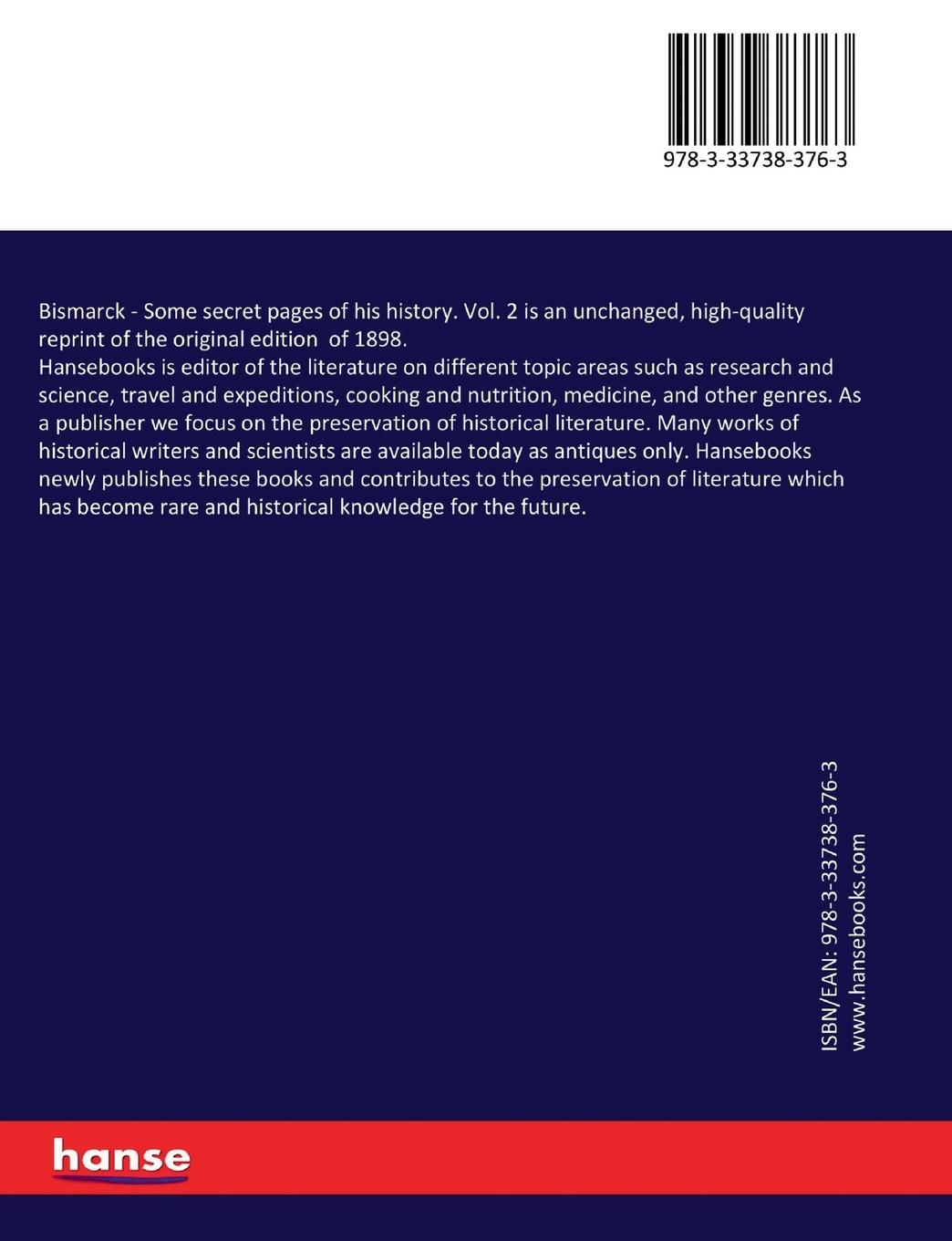 Rückseitencover Bismarck