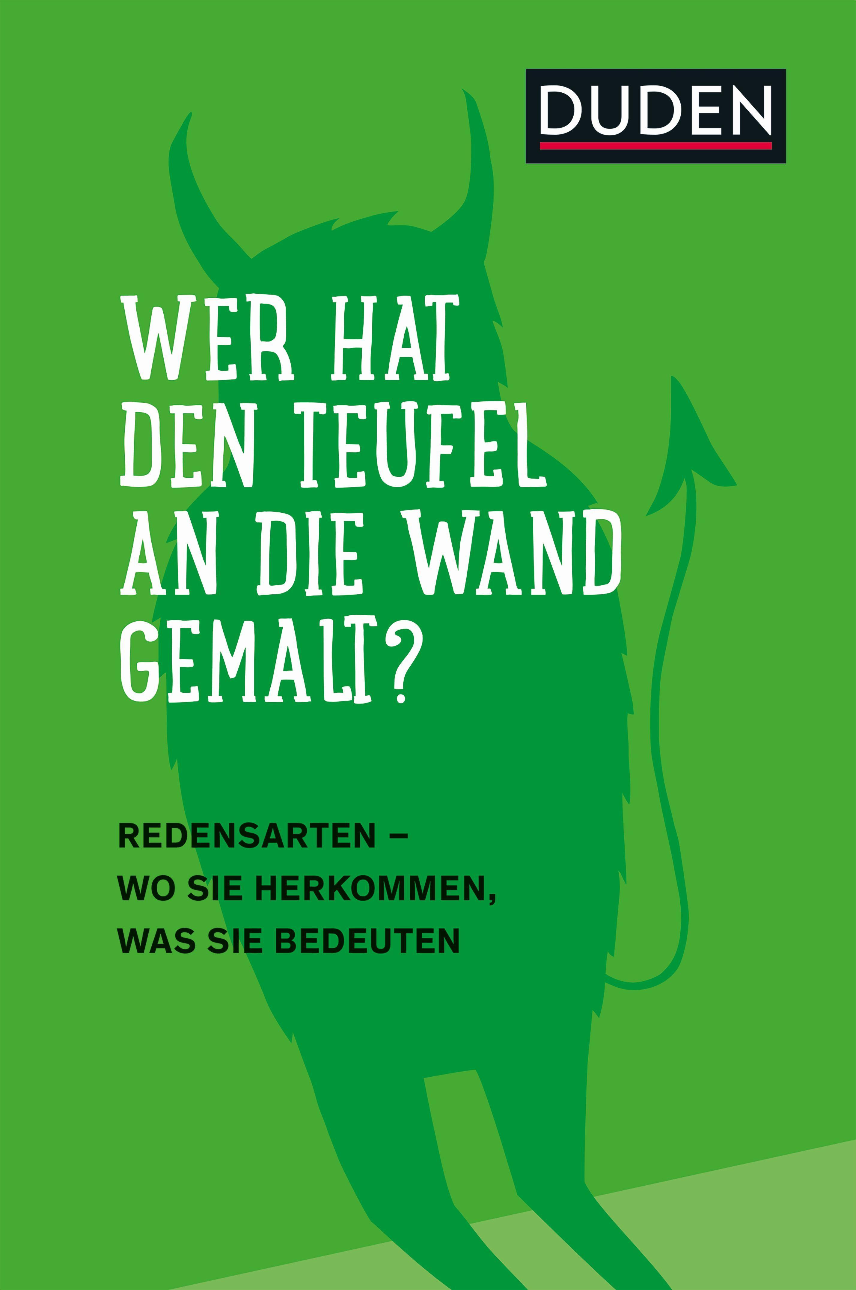 Vorderes Coverbild Duden - Wer hat den Teufel an die Wand gemalt?