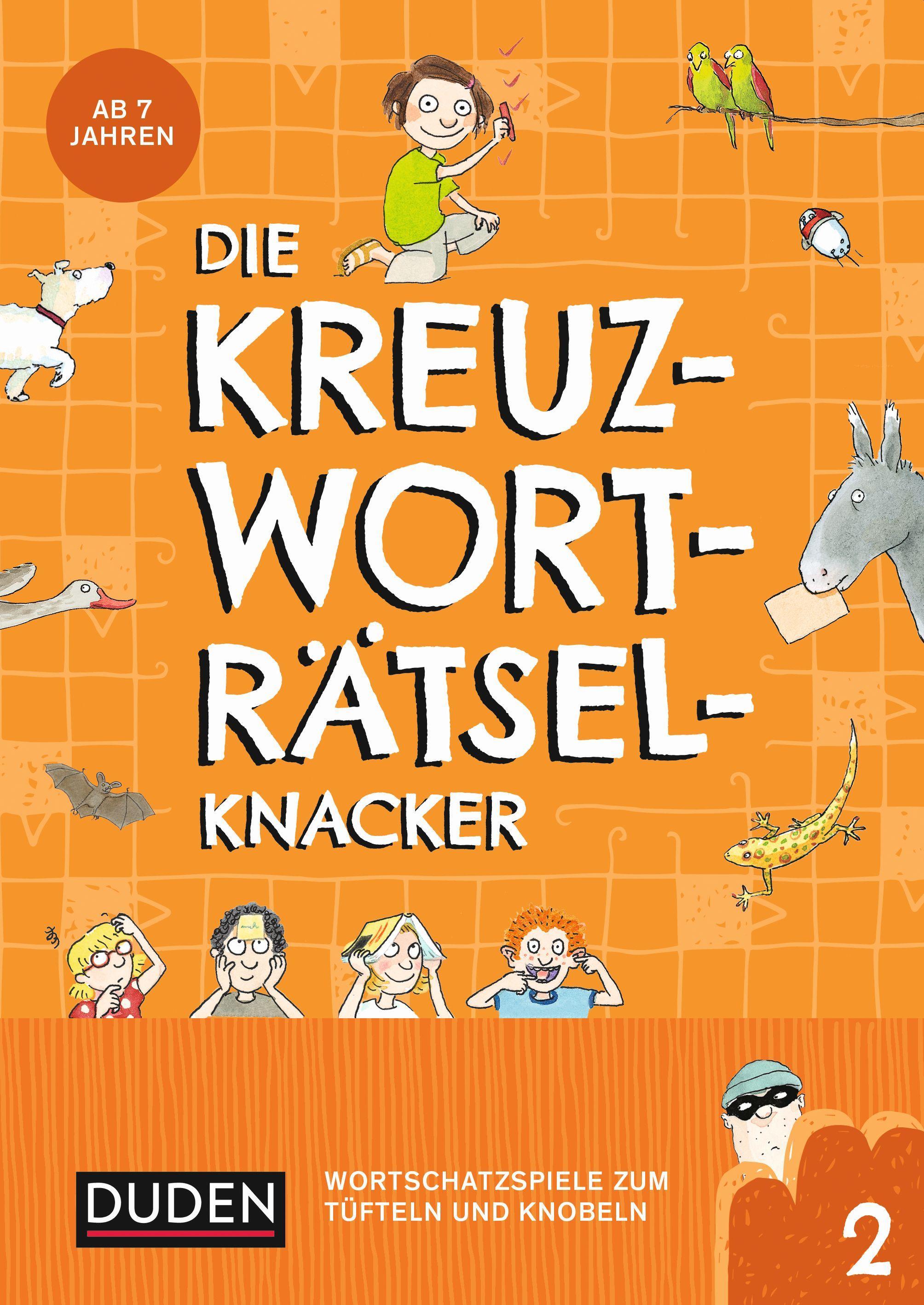 Vorderes Coverbild Die Kreuzworträtselknacker - ab 7 Jahren (Band 2)