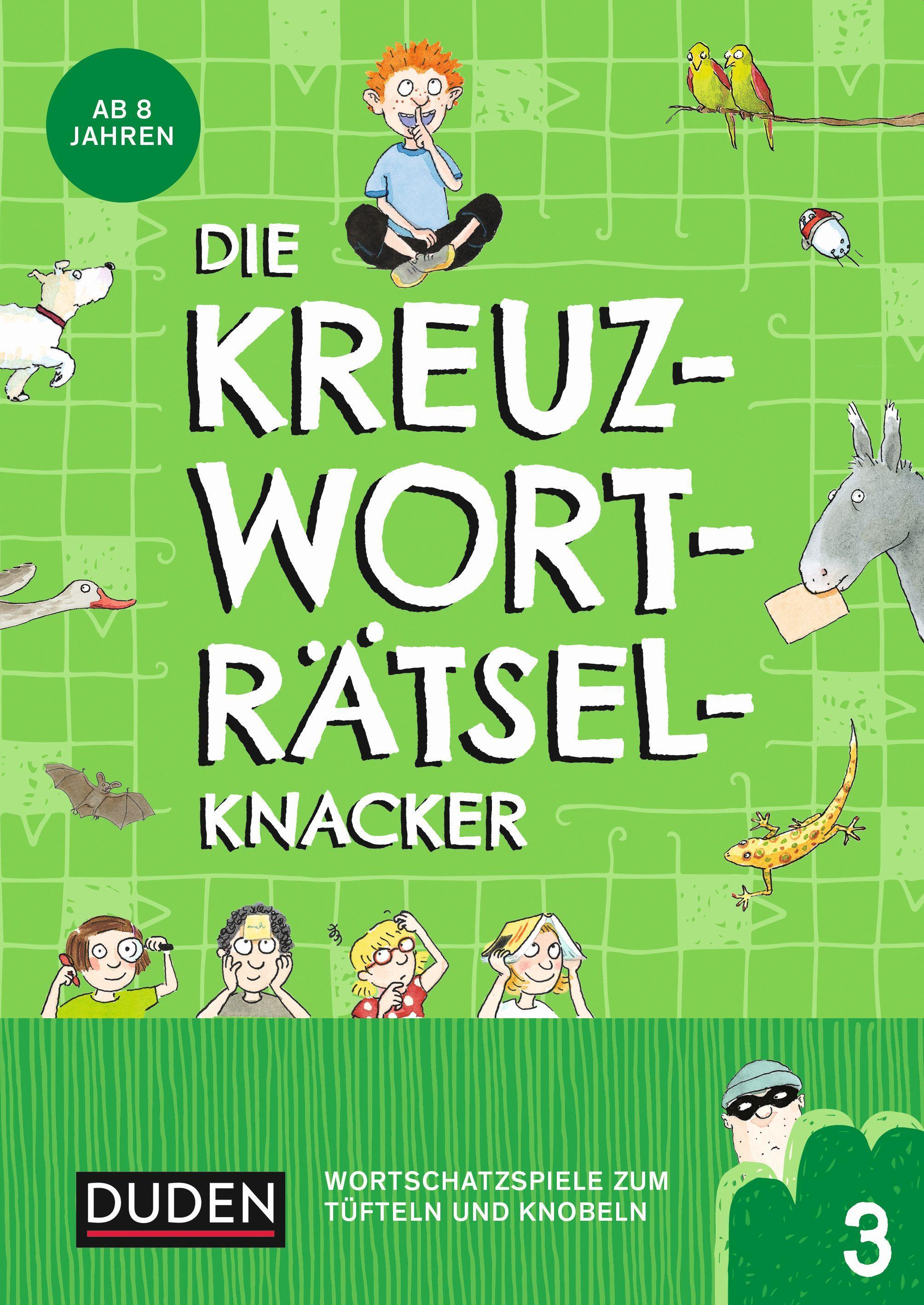 Vorderes Coverbild Die Kreuzworträtselknacker - ab 8 Jahren (Band 3)