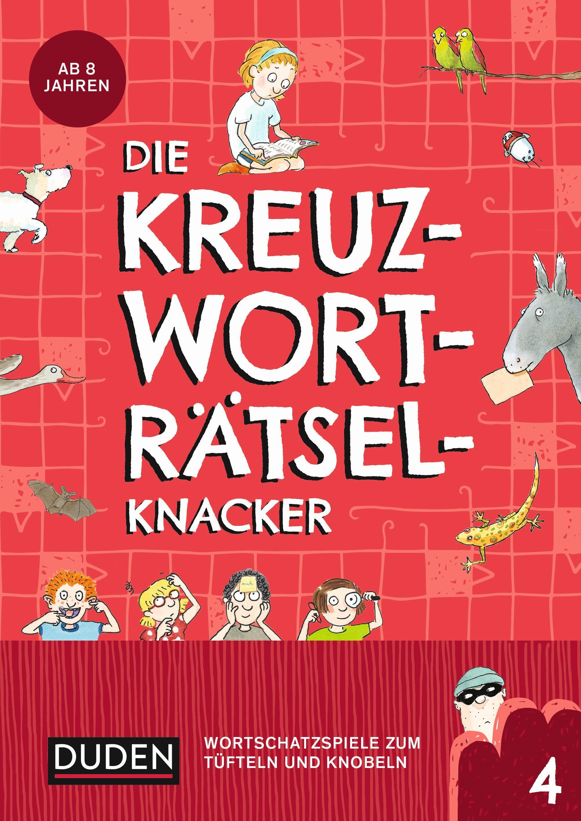 Vorderes Coverbild Die Kreuzworträtselknacker - ab 8 Jahren (Band 4)