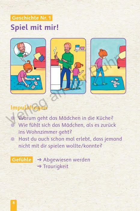 Beispielinhalt (Bild) Bildergeschichten ? Gefühle
