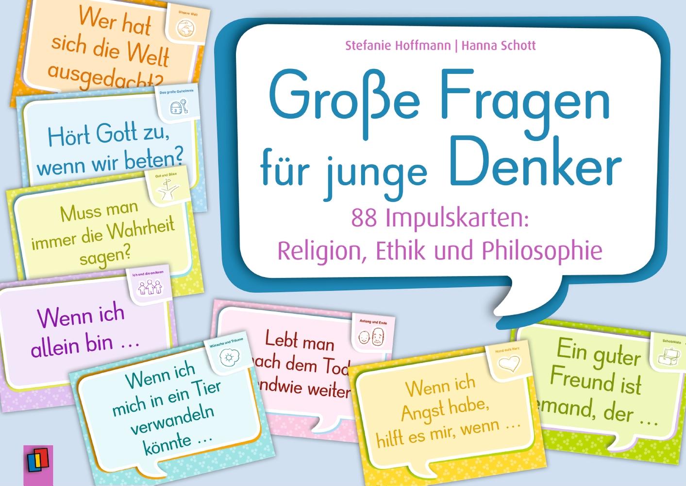 Vorderes Coverbild Große Fragen für junge Denker