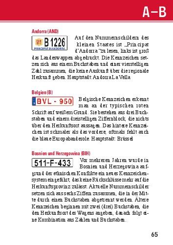 Beispielinhalt (Bild) AvD: Auto-Kennzeichen