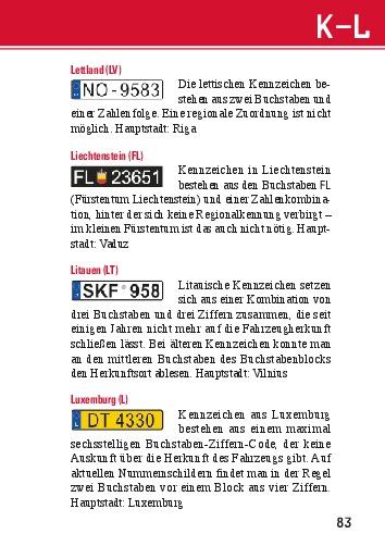 Beispielinhalt (Bild) AvD: Auto-Kennzeichen