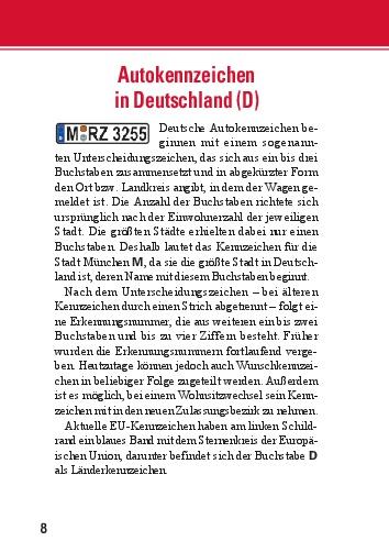 Beispielinhalt (Bild) AvD: Auto-Kennzeichen