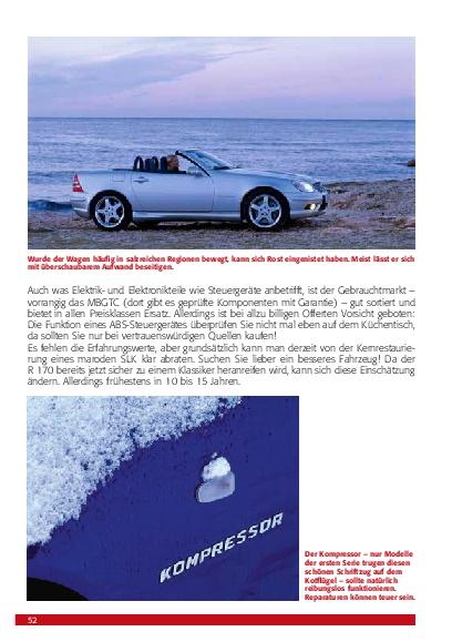 Beispielinhalt (Bild) Praxisratgeber Klassikerkauf Mercedes-Benz SLK (R 170)