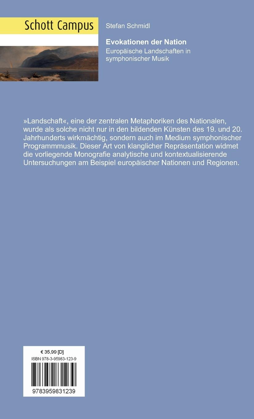 Rückseitencover Evokationen der Nation