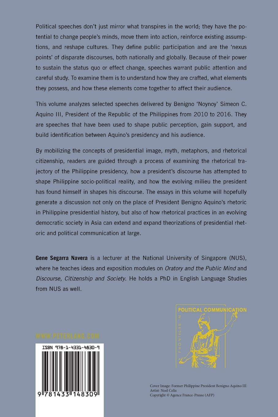 Rückseitencover The Rhetoric of PNoy