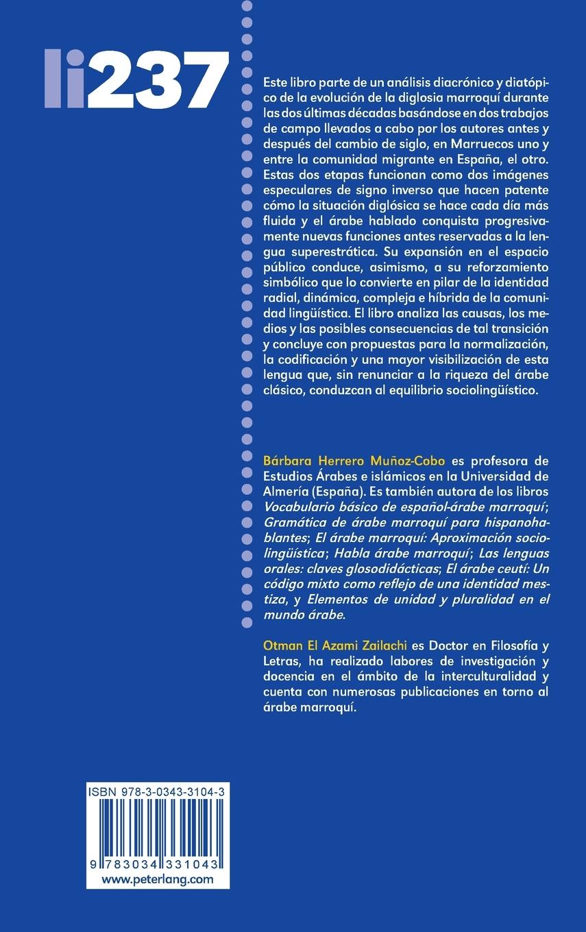 Rückseitencover La primavera del árabe marroquí