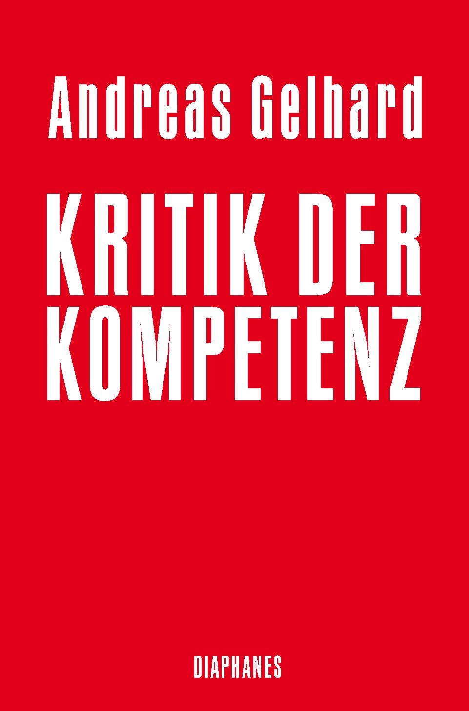 Vorderes Coverbild Kritik der Kompetenz