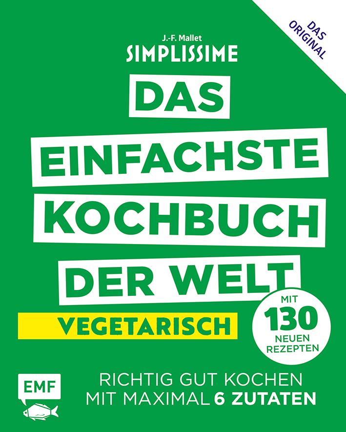 Vorderes Coverbild Simplissime - Das einfachste Kochbuch der Welt: Vegetarisch mit 130 neuen Rezepten