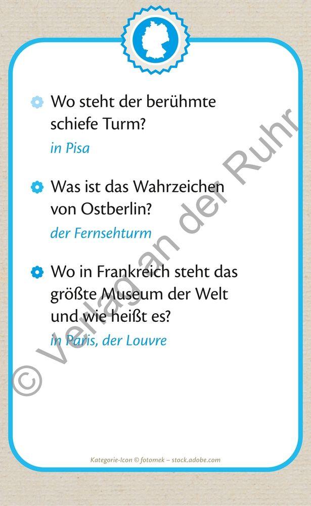 Beispielinhalt (Bild) Die große Quizbox für Senioren