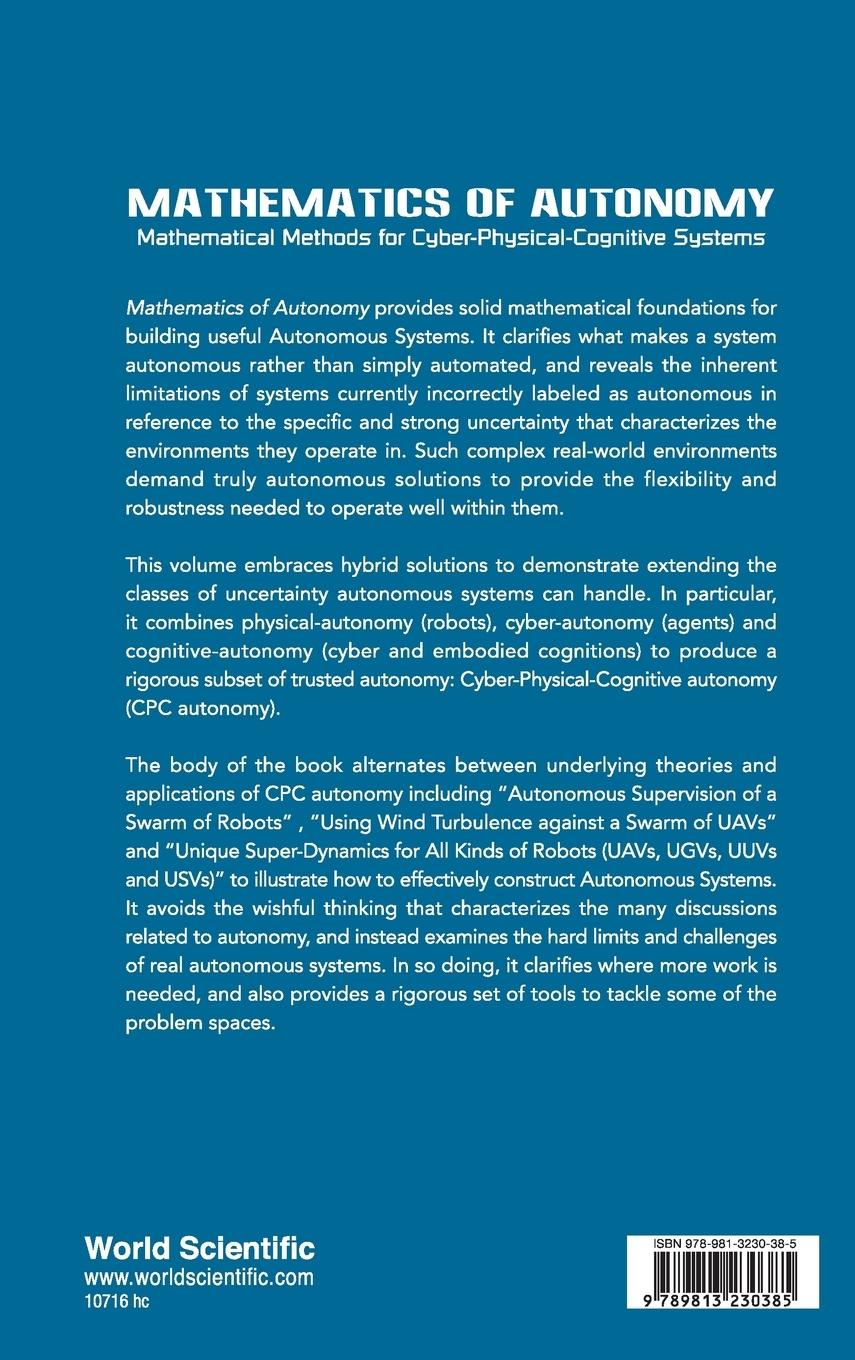 Rückseitencover MATHEMATICS OF AUTONOMY
