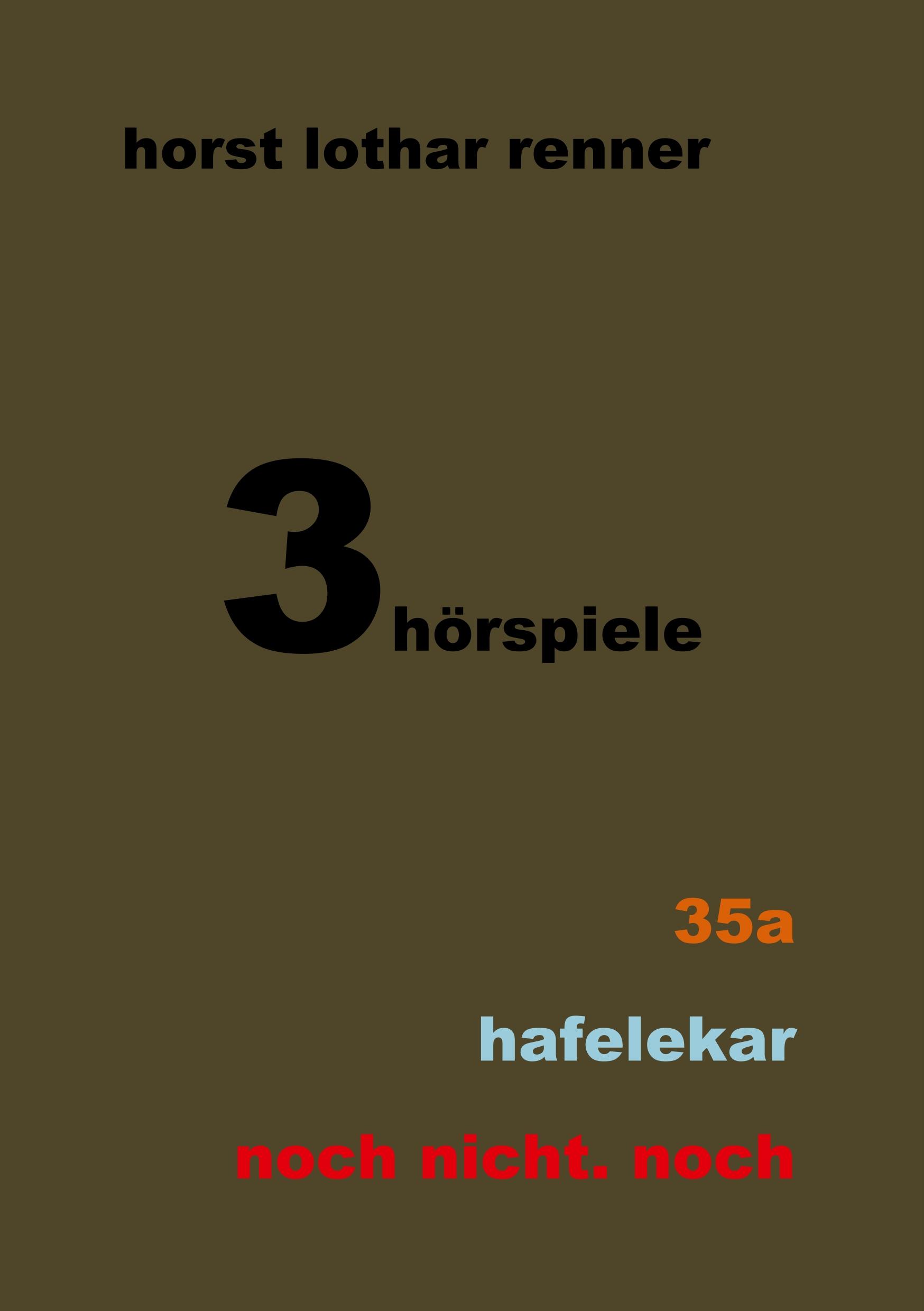 Vorderes Coverbild 3 hörspiele