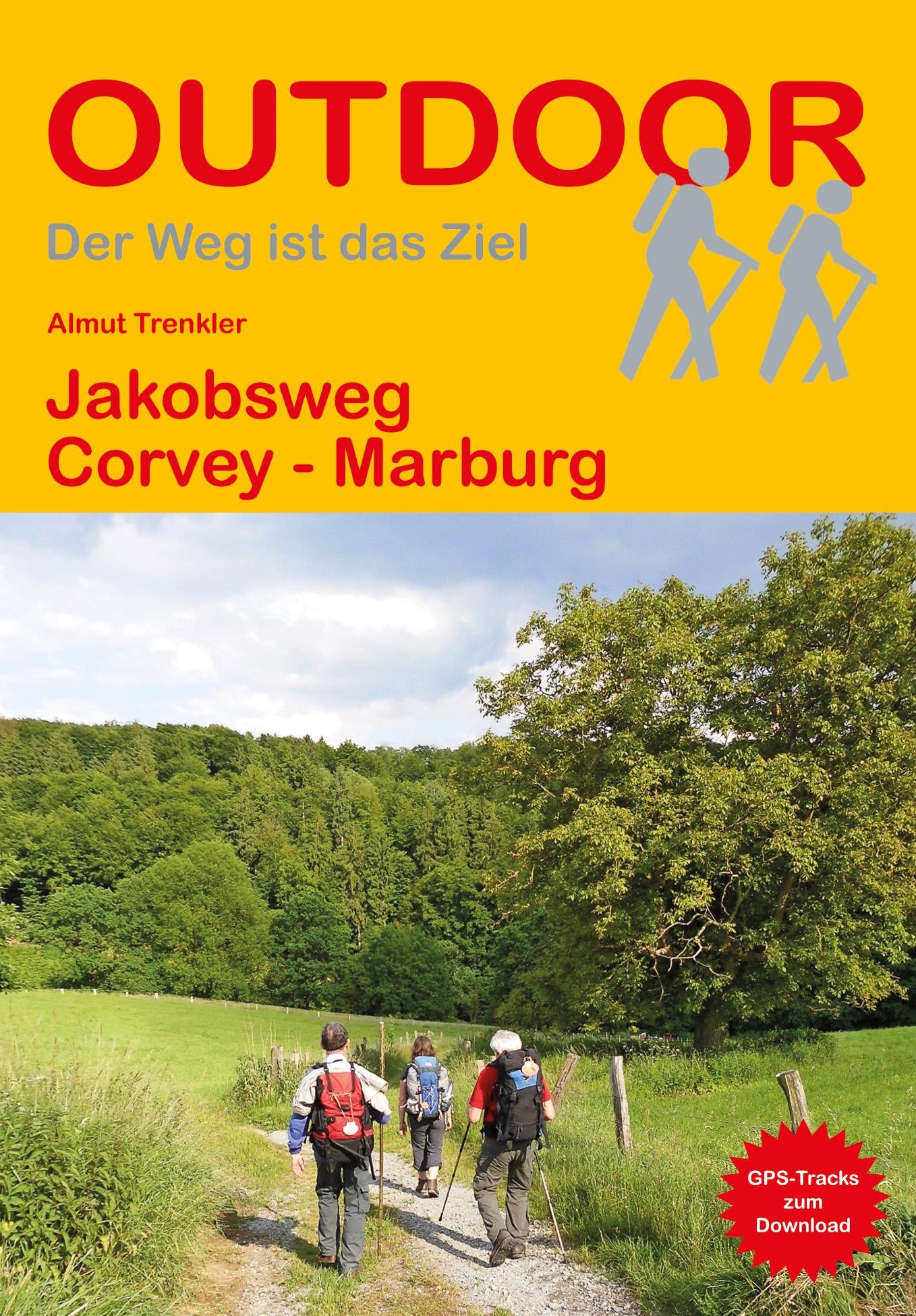 Vorderes Coverbild Jakobsweg Corvey - Marburg