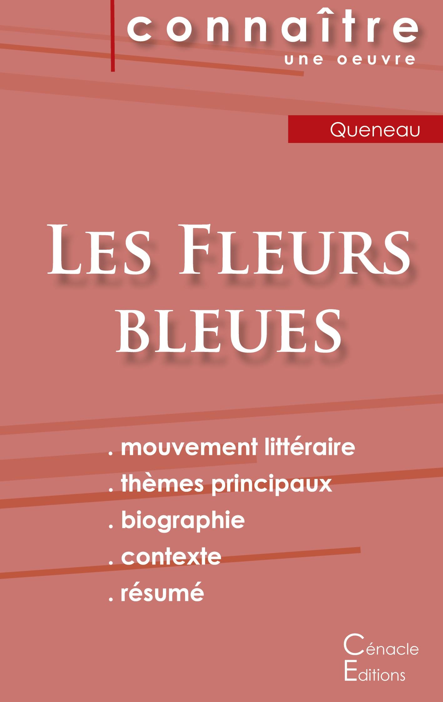 Vorderes Coverbild Fiche de lecture Les Fleurs bleues de Raymond Queneau (Analyse littéraire de référence et résumé complet)
