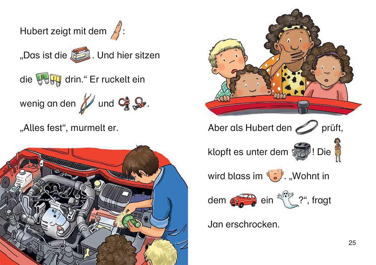 Beispielinhalt (Bild) Bildermaus - Ein Tag in der Autowerkstatt