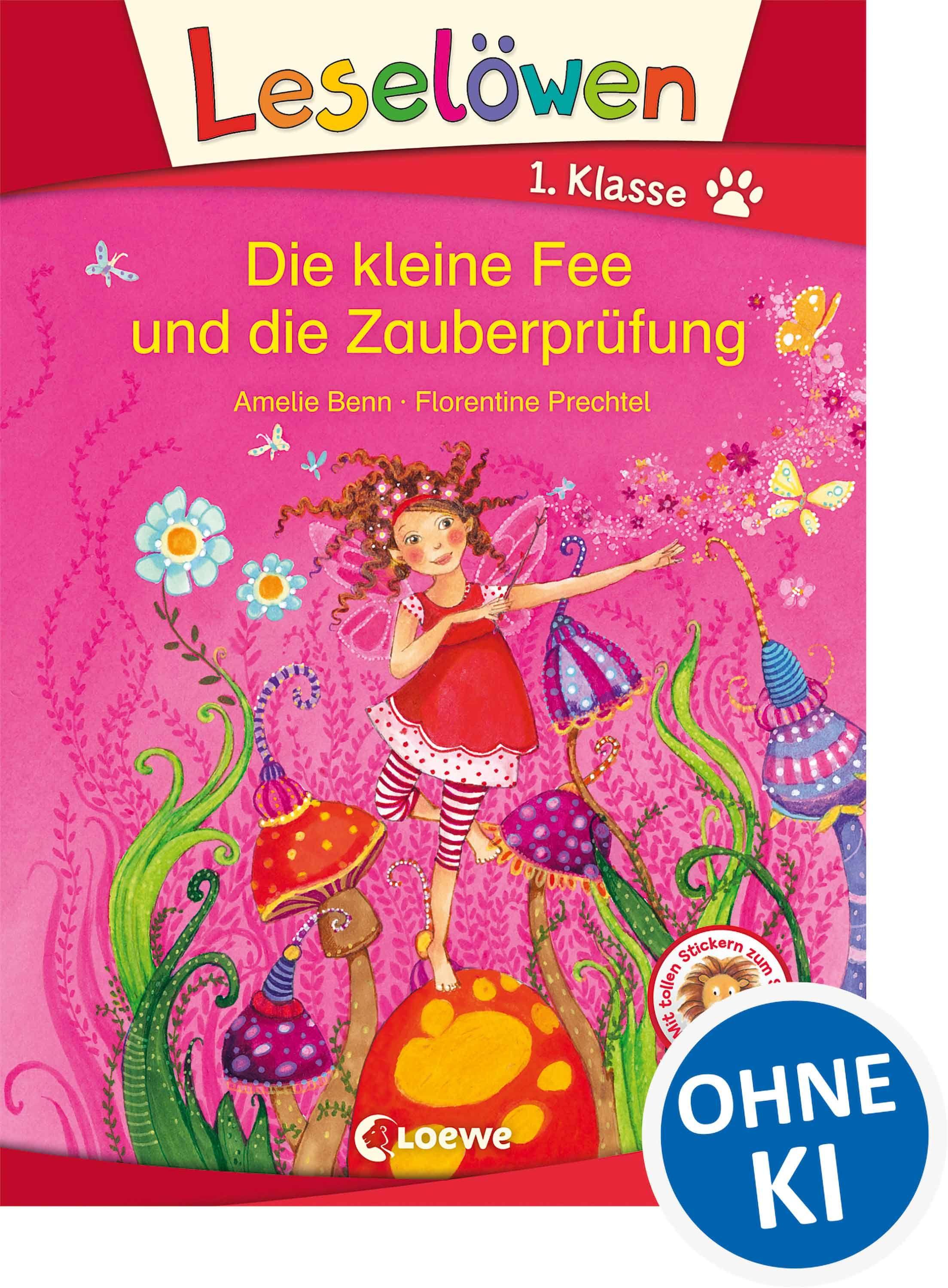 Vorderes Coverbild Leselöwen 1. Klasse - Die kleine Fee und die Zauberprüfung