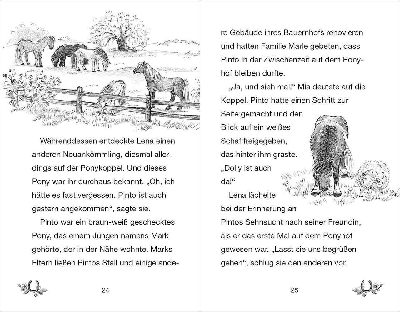 Beispielinhalt (Bild) Ponyhof Apfelblüte 11 - Lenas mutige Entscheidung