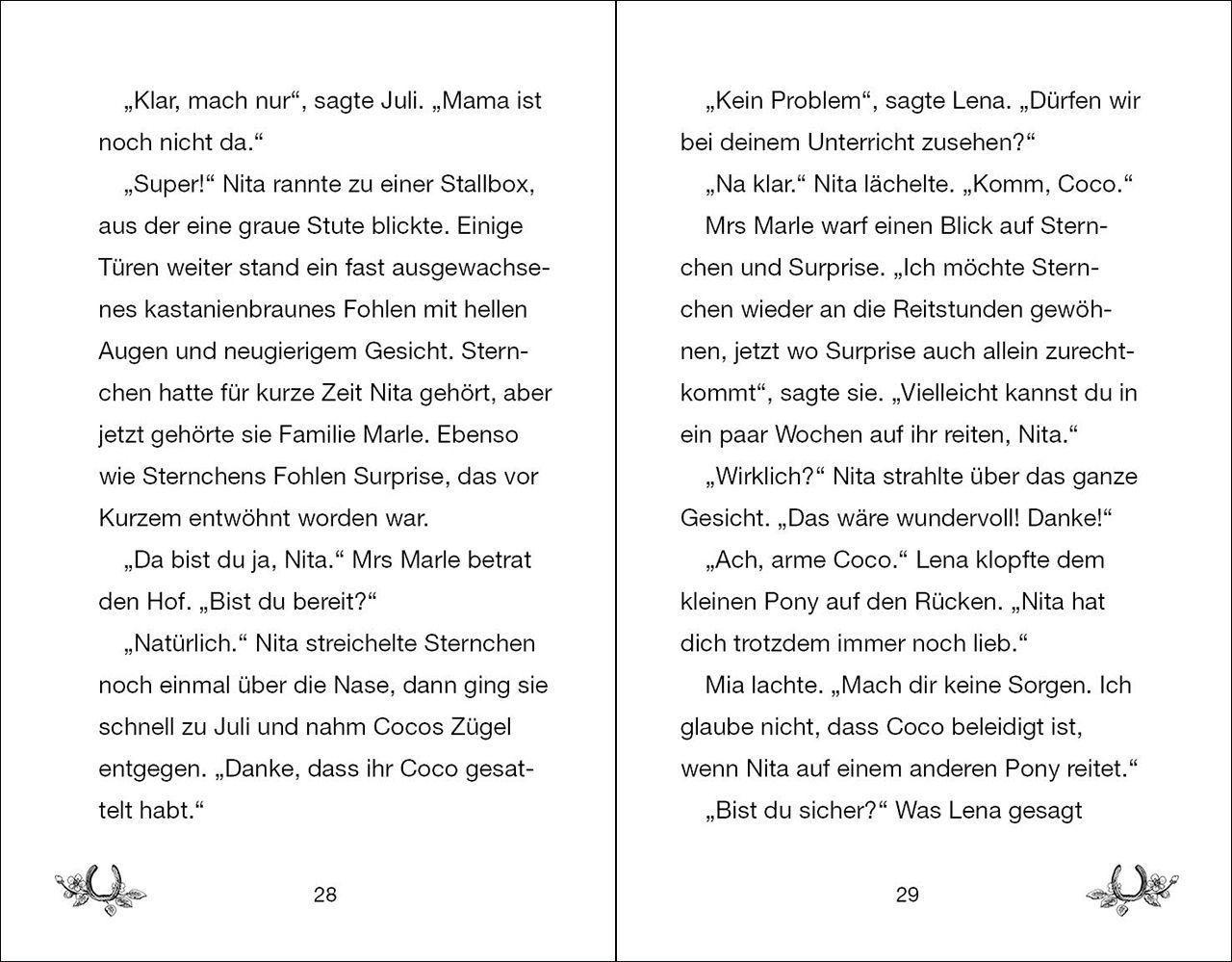 Beispielinhalt (Bild) Ponyhof Apfelblüte 11 - Lenas mutige Entscheidung