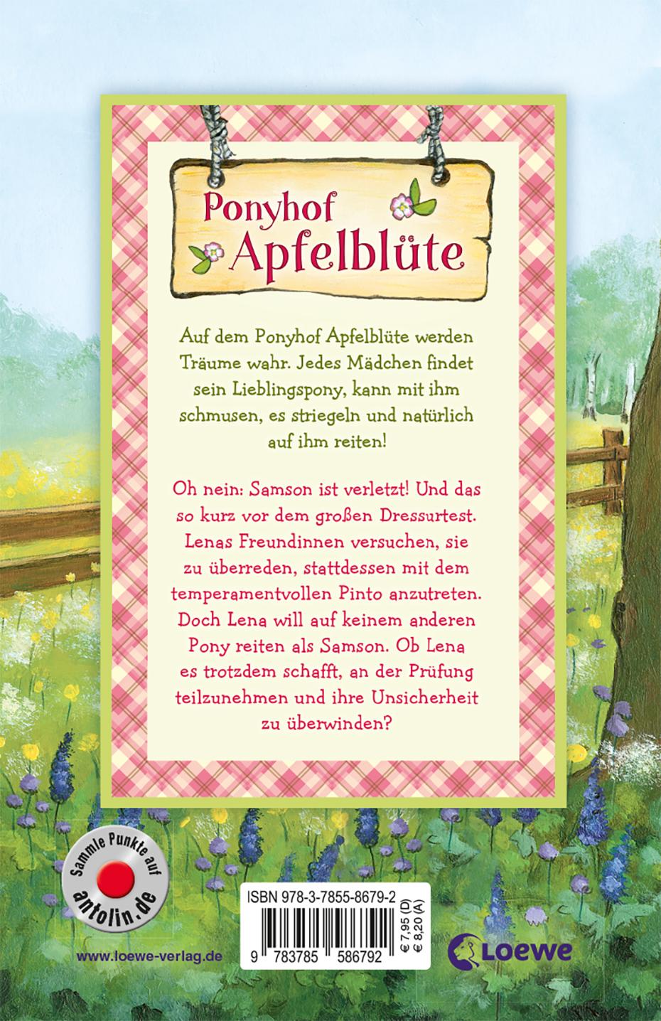 Rückseitencover Ponyhof Apfelblüte 11 - Lenas mutige Entscheidung