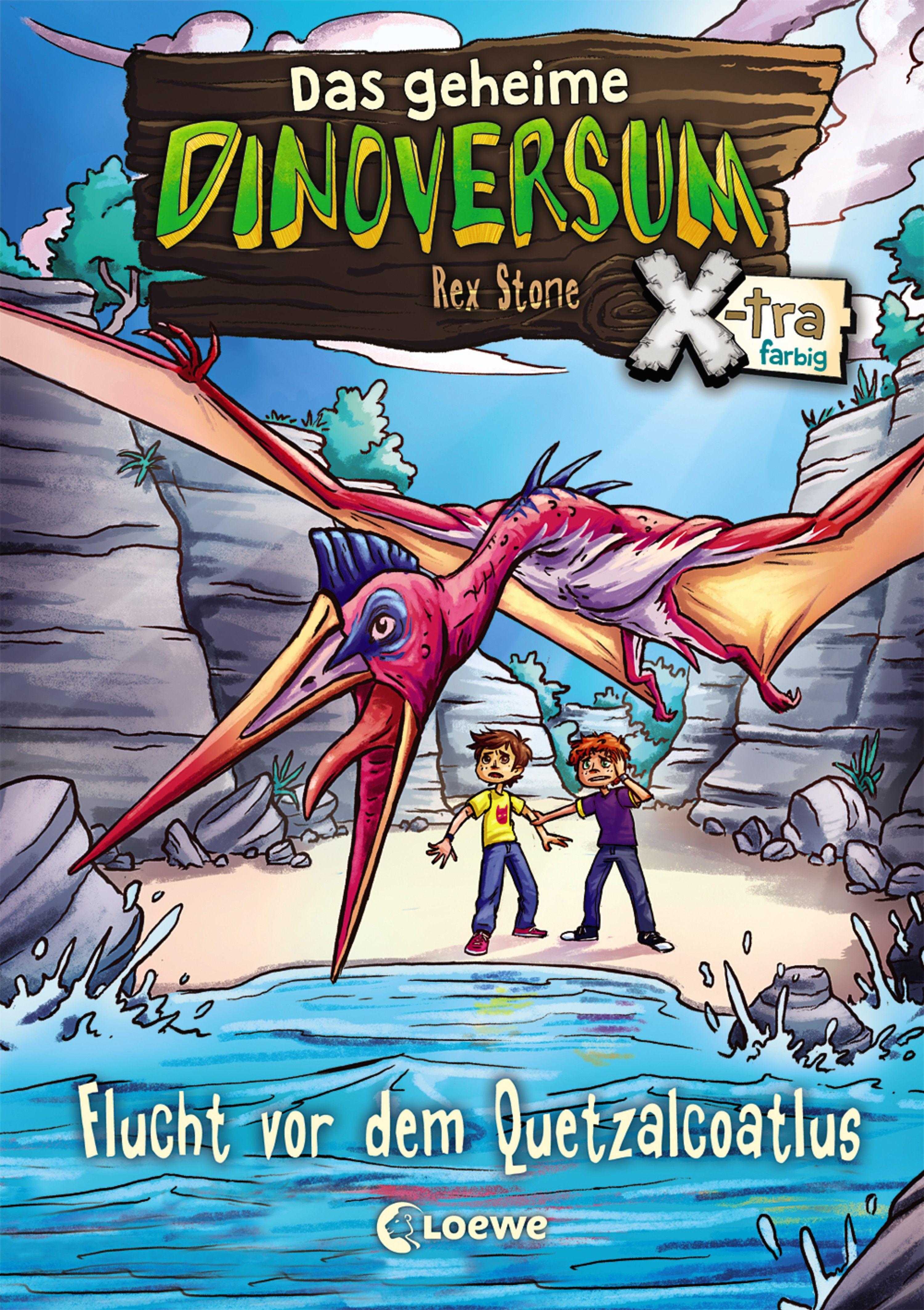 Vorderes Coverbild Das geheime Dinoversum Xtra - Flucht vor dem Quetzalcoatlus
