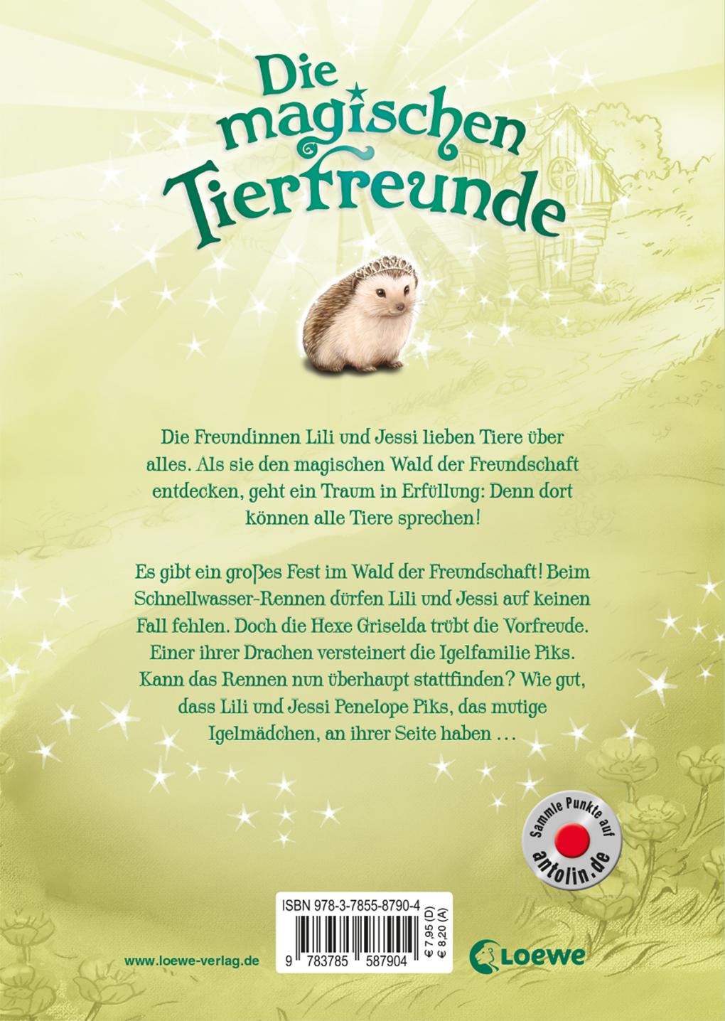 Rückseitencover Die magischen Tierfreunde - Die furchtlose Penelope Piks